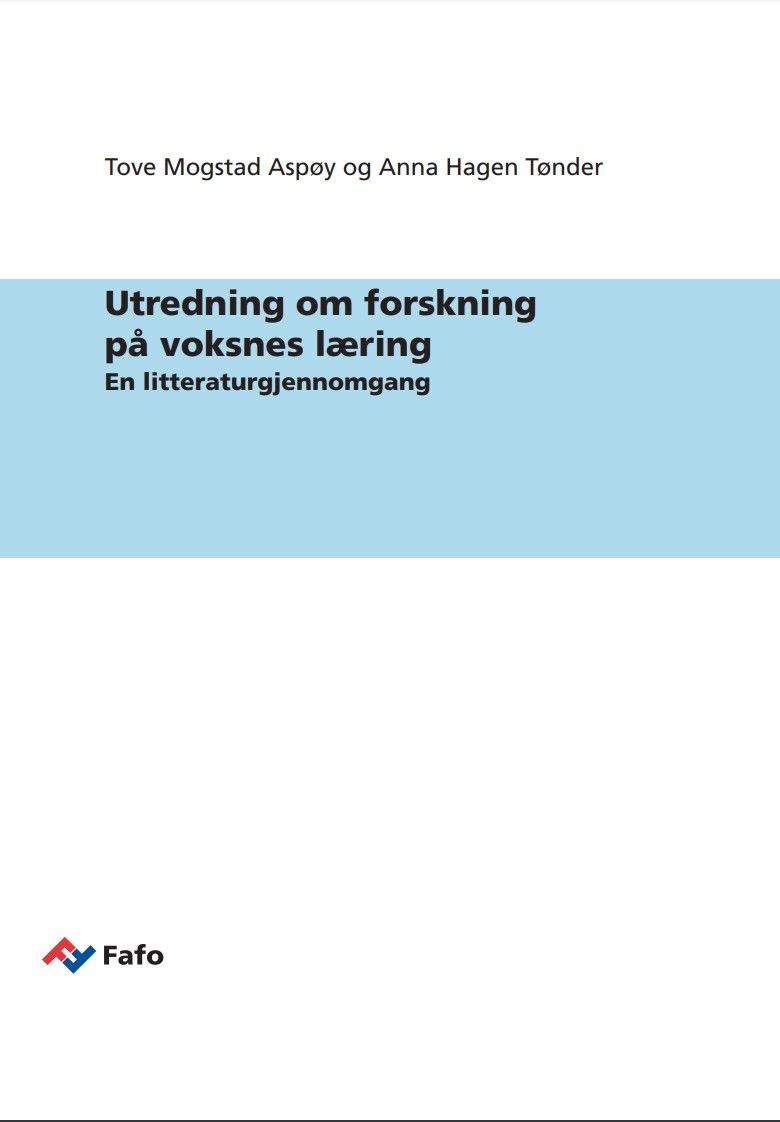 Utredning om forskning på voksnes læring