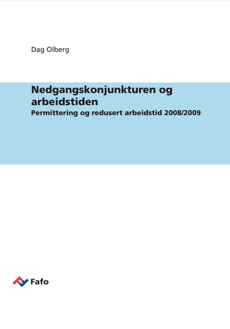 Nedgangskonjunkturen og arbeidstiden