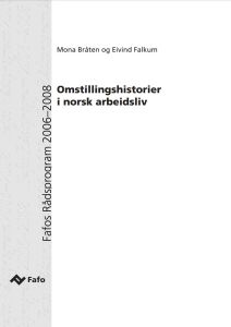 Omstillingshistorier i norsk arbeidsliv