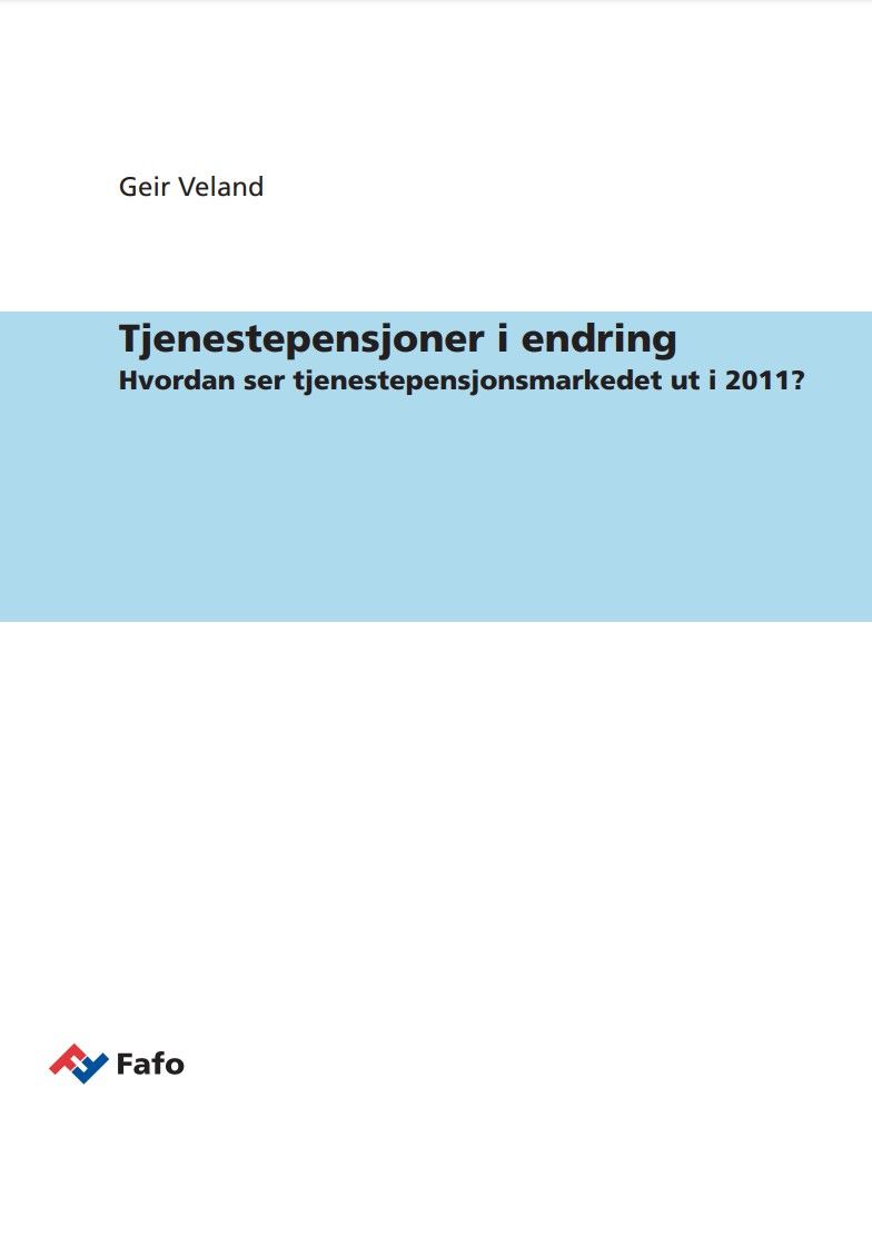 Tjenestepensjoner i endring