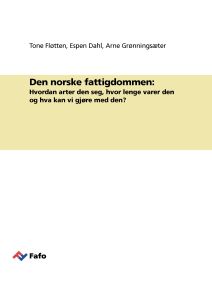 Den norske fattigdommen: