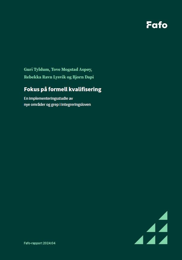 Fokus på formell kvalifisering