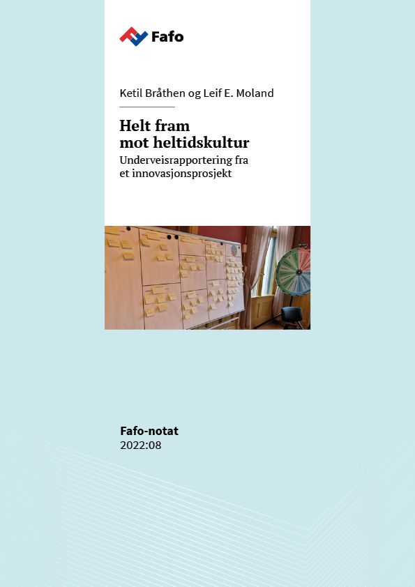 Helt fram mot heltidskultur