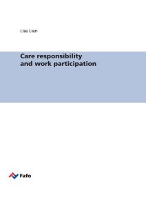 Care responsibility and work participation