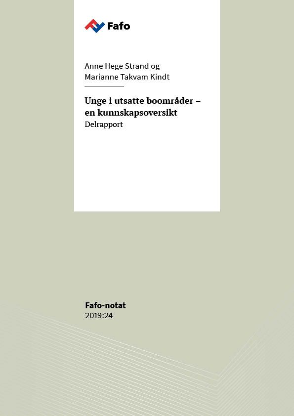 Unge i utsatte boområder – en kunnskapsoversikt