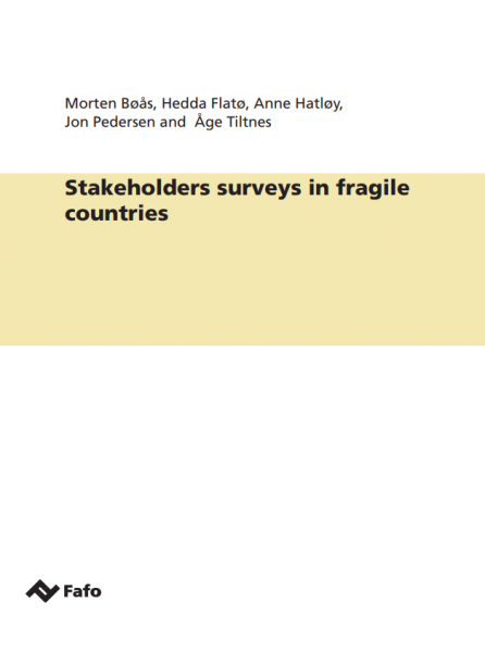 Stakeholders surveys in fragile countries