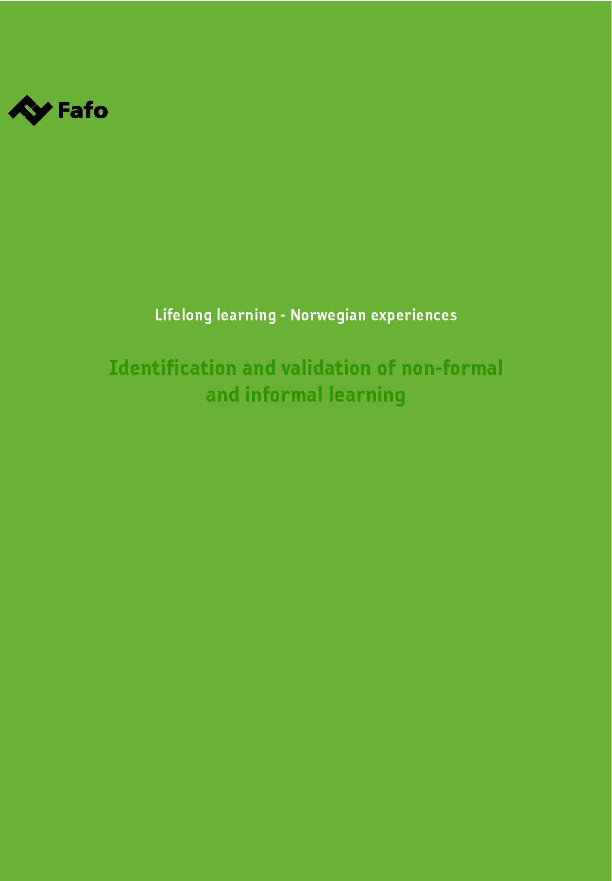 Lifelong learning - Norwegian experiences 2