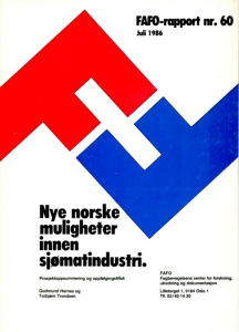 Nye norske muligheter innen sjømatindustri