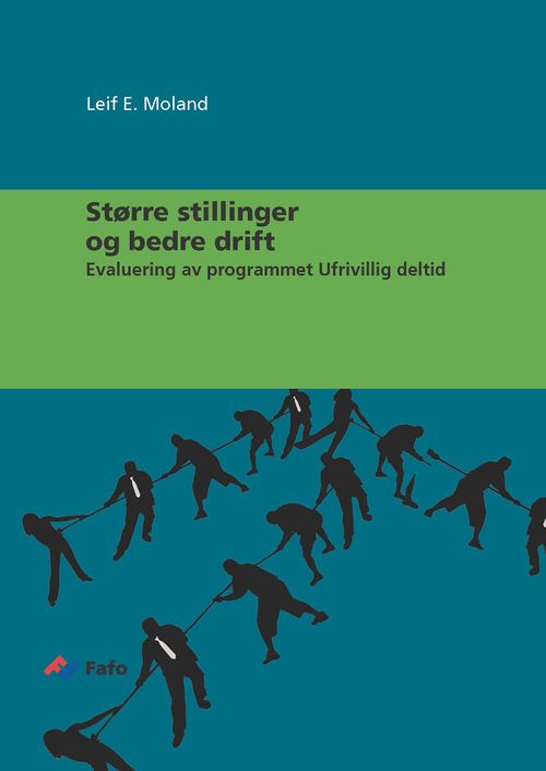 <p>Denne rapporten evaluerer 82 tiltak for å redusere omfanget av små deltidsstillinger og i stedet utvikle en heltidskultur. Eksempler på tiltak er bruk av lange vakter, mer jobb i helgene, samarbeids-/forhandlingsturnus, årsplaner, bemanningsenheter/ressursenheter/vikarpool og ny rekrutteringspraksis. I evalueringen tar vi blant annet opp disse spørsmålene:</p>
<ul>
<li>Har virksomhetene klart å øke størrelsen på deltidsstillingene, redusere omfanget av ufrivillig deltid og skape flere heltidsstillinger?</li>
<li>Hvilke effekter har tiltakene hatt på arbeidsmiljø, tjenestekvalitet og ressursutnyttelse?</li>
<li>Hvilke tiltak har størst potensial?</li>
</ul>
<p>Hva har vært de største utfordringene i gjennomføringen av tiltakene, og hvordan er disse blitt løst?</p>