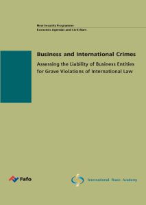 Business and International Crimes