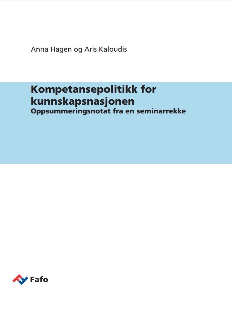 Kompetansepolitikk for kunnskapsnasjonen