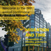 <p>Velkommen til konferansen: Migration and Time: Temporalities of Mobility, Governance, and Resistance.</p>