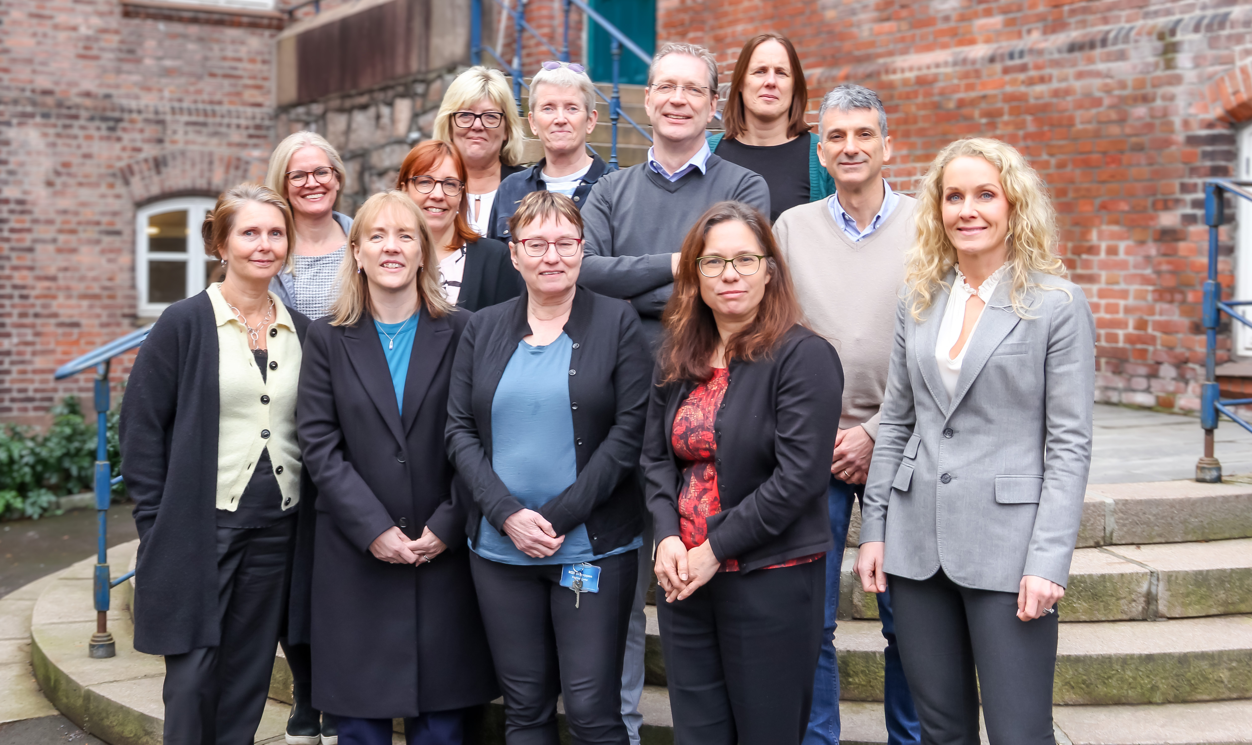 The leaders of the work-packages met in Oslo in February. First row from left: Sissel C. Trygstad, Fafo (head of project) | Lorraine Ryan, University of Limerick | Kristine Nergaard, Fafo | Trine Pernille Larsen, University of Warwick | Marianne Jenum Hotvedt, University of Oslo. Second row from left: Emily Erickson, University of Warwick | Marta Kahancová, CELSI | Maarten Keune, University of Amsterdam | Roberto Pedersini, University of Milano. Third row from left: Anne Mette Ødegård, Fafo | Anne Hatløy, Fafo | Kristin Alsos, Fafo.